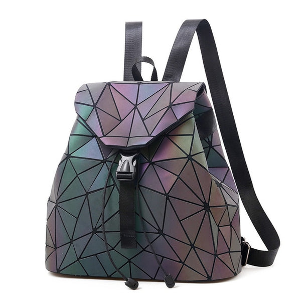Luminous Geometric Backpack