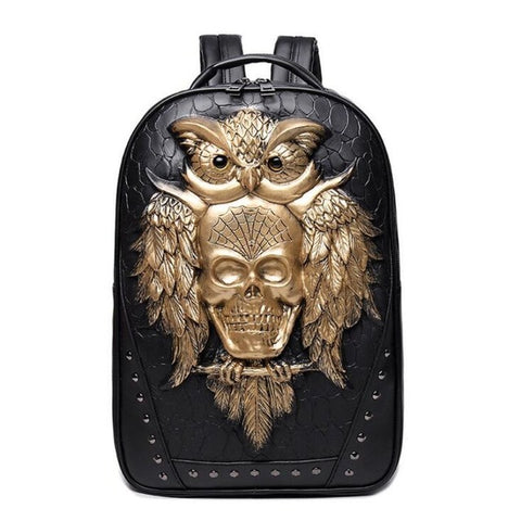 Owl Skull Backpack
