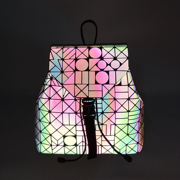 Luminous Geometric Backpack