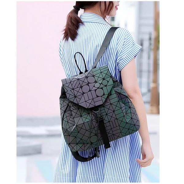 Luminous Geometric Backpack